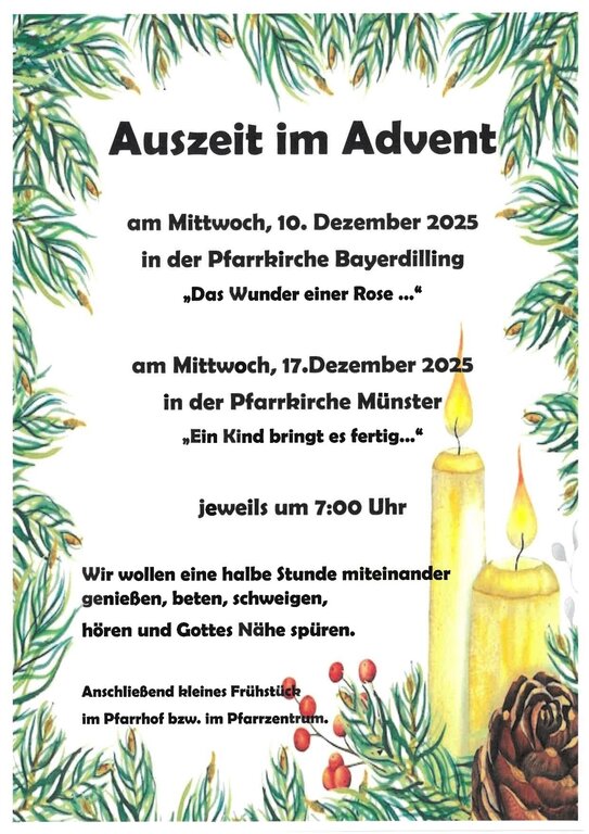 Auszeit im Advent 1