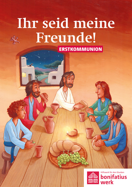 Erstkommunion Motiv mit Jesus