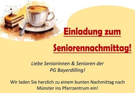 Seniorennachmittag für die gesamte PG mit unseren FIRMLINGEN