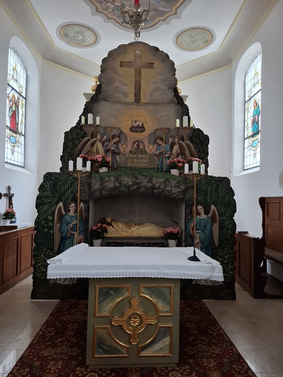 Heiliges Grab 2026 Altar mit heiligem Grab