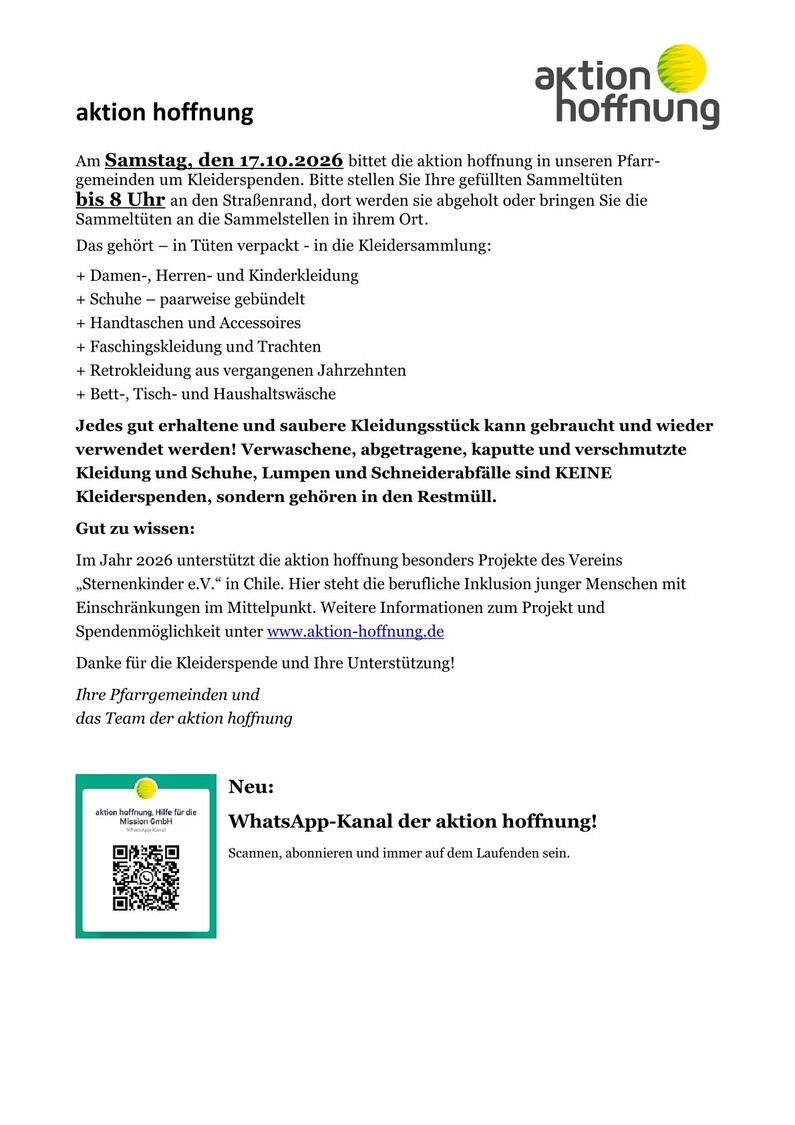 Aktion Hoffnung
