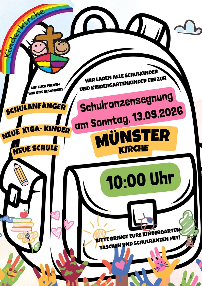 Schulranzengottesdienst für die gesamte Pfarreiengemeinschaft