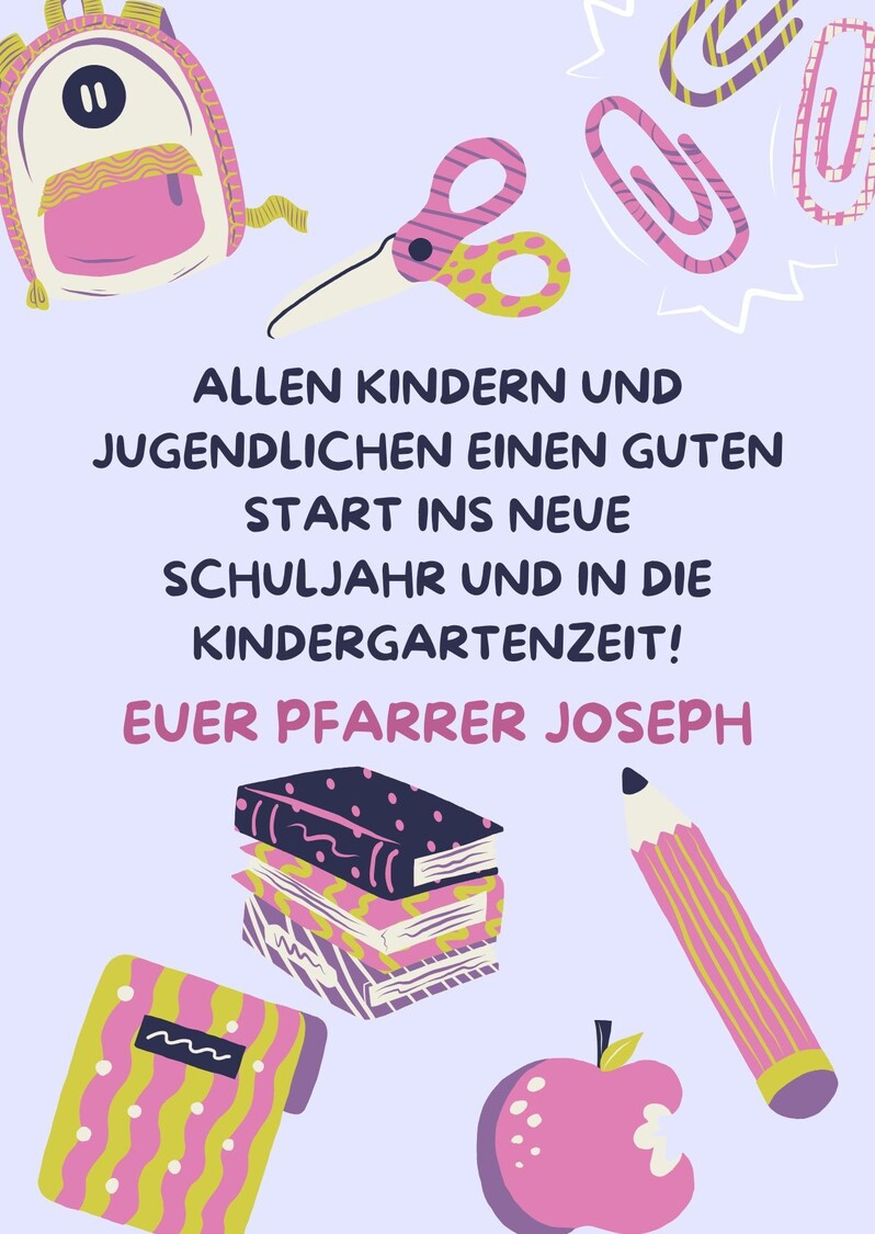 Guten Start ins neue Schul- & Kindergartenjahr!